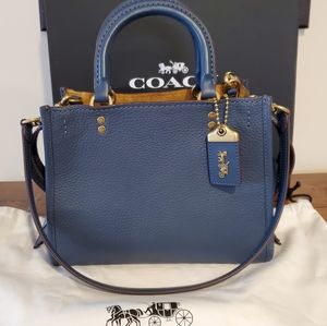 **SOLD** Coach Rogue 25 in Dark Denim